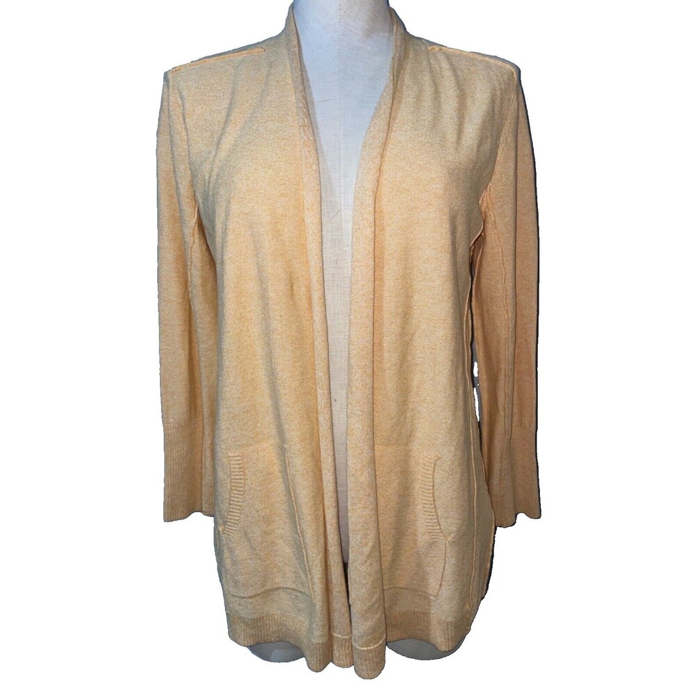 NIC+ZOE Open Front Boyfriend Cardigan size M Cotton Blend